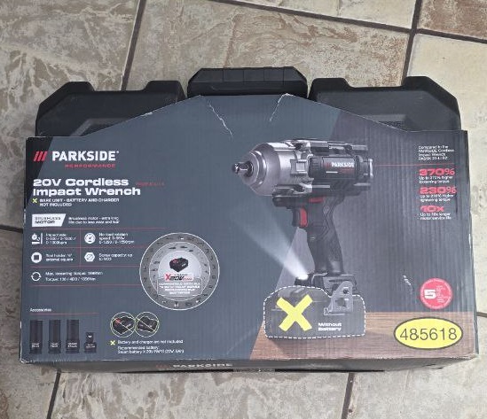 Akumulatorowy klucz udarowy, 20 V, PASSP 20-Li C4 (bez akumulatora i ładowarki) 