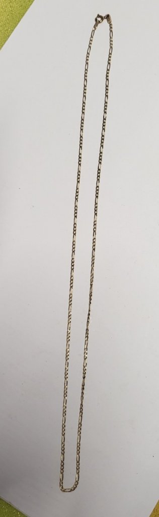 Zlotu łańcuszek 55cm