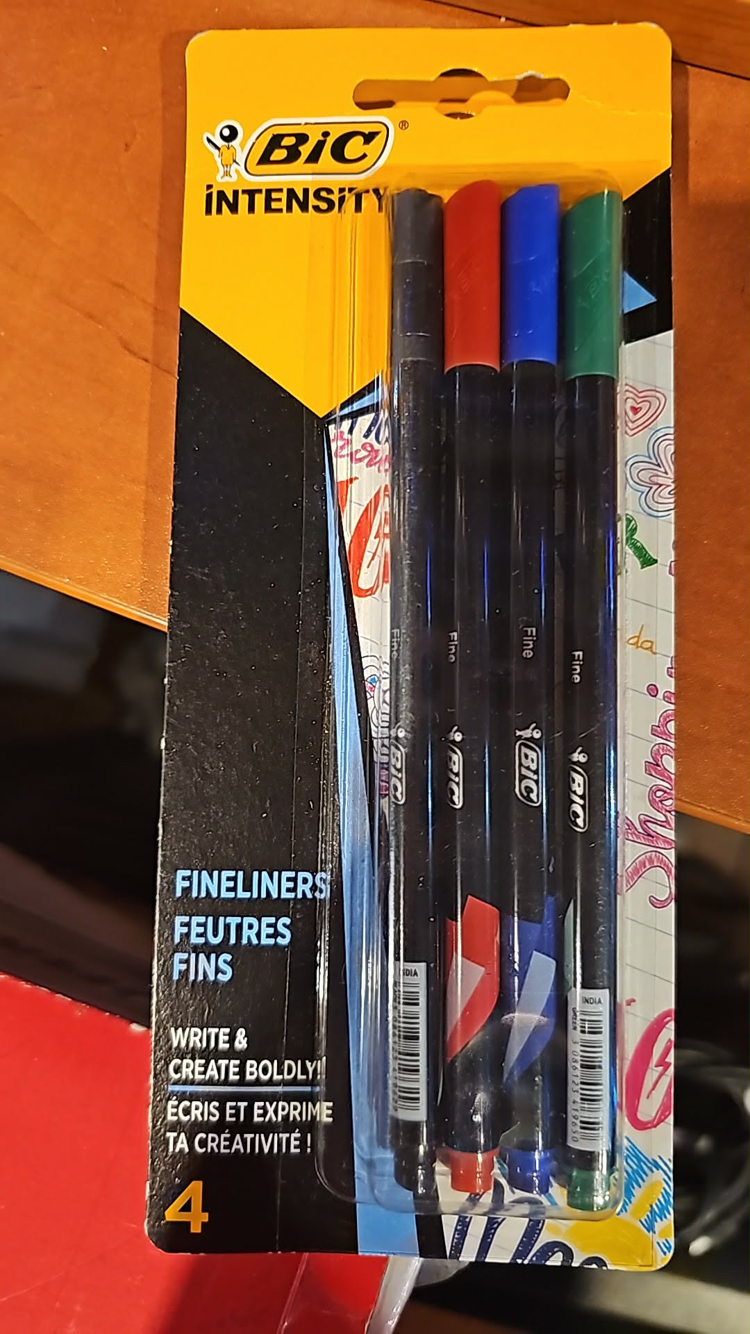 Cienkopisy BiC intensity