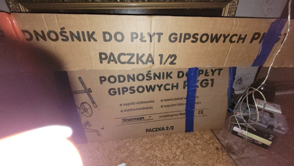 Podnośnik do płyt gipsowych Sherman PKG1